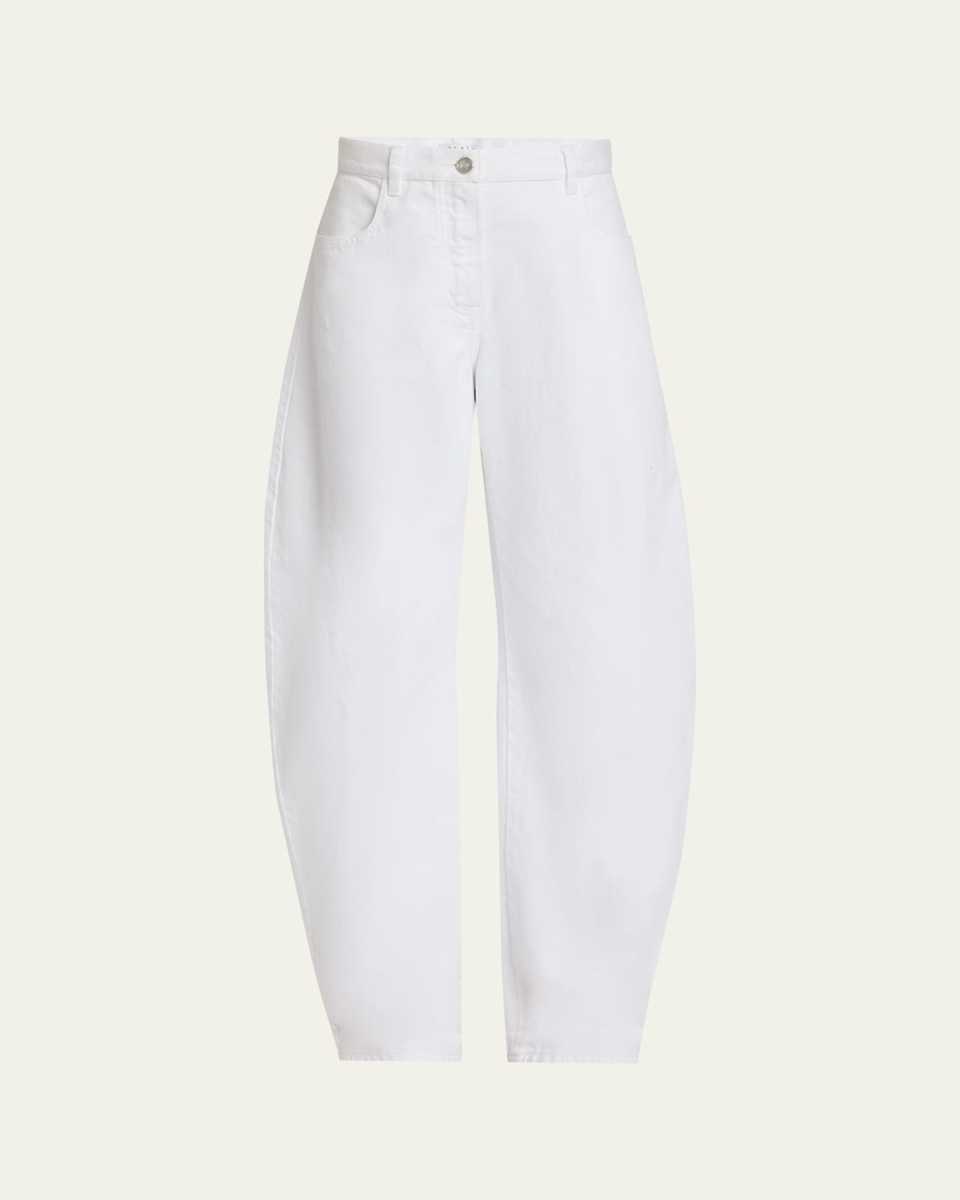 Rounded High-Rise Jeans